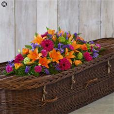 Vibrant Casket Spray